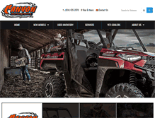 Tablet Screenshot of canyonmotorsports.com